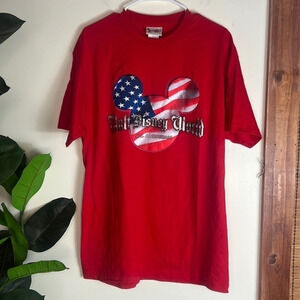 Vintage Walt Disney World All American Mickey Mouse‎ T-Shirt Size